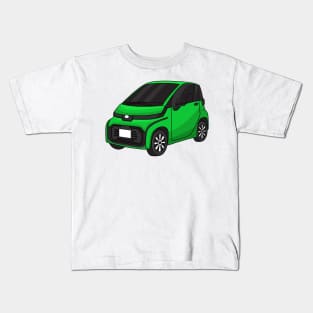 Cute green micro sized car Kids T-Shirt